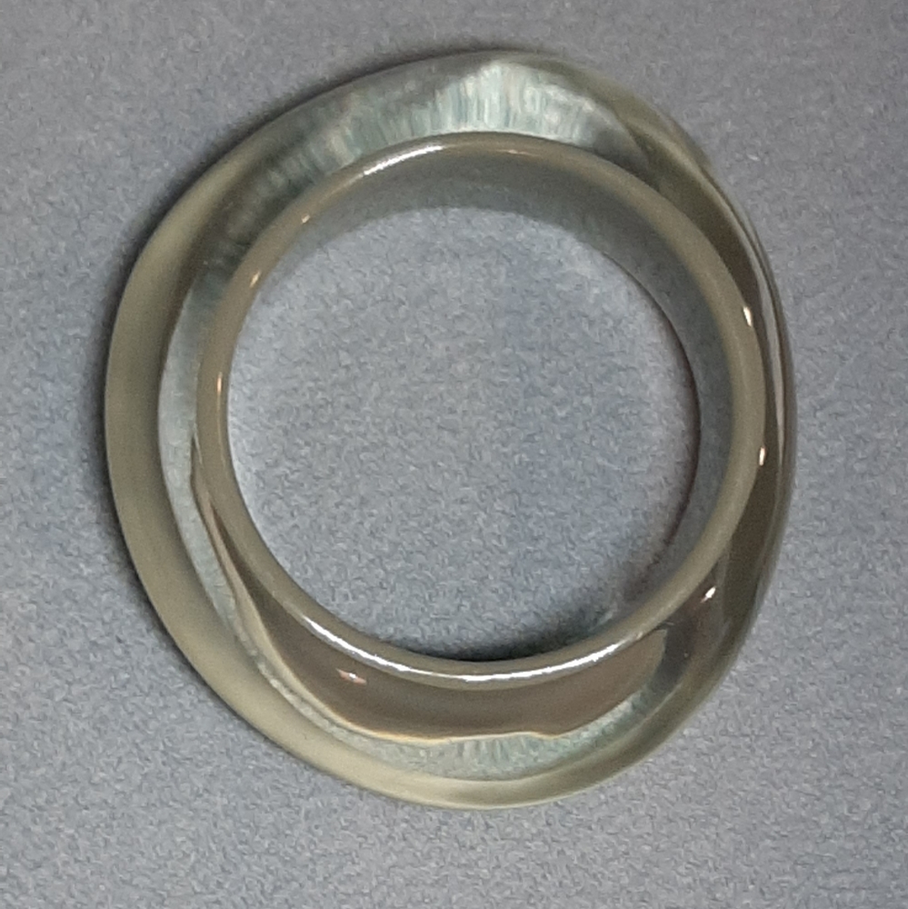 LUCITE | Chunky, Asymmetrical Bangle Bracelets - Picture 4 of 16